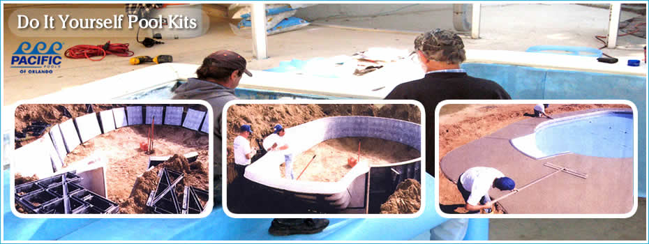 Tampa Bay Florida swimming pools builder and the best FL pool kits for vinyl liner pools.